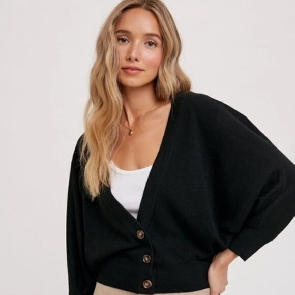 CLEAR OUT!!!! Dolman Sleeves Spring Cardi - Picture 3 of 11